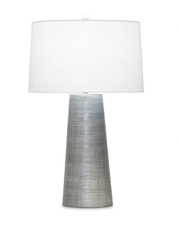 Grey glass modern ceramic table lamp 