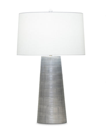 Grey glass modern ceramic table lamp