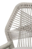 Lomis Light Taupe Rope Barstool