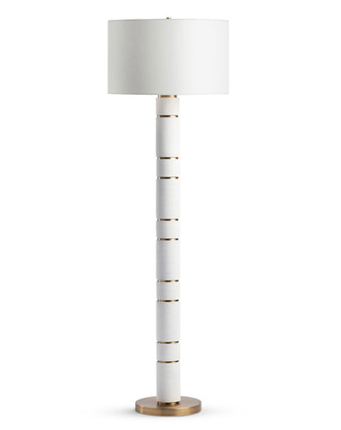 The best floor lamp white and brass finish