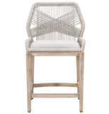Lomis Light Taupe Rope Counterstool