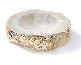 Casa White Crystal Quartz Stone Bowl - Herringbone and Company