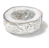 Casa Natural Crystal Quartz Stone Bowl - Herringbone and Company