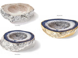 Casa Natural Crystal Quartz Stone Bowl - Herringbone and Company