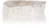 Casa White Crystal Quartz Stone Bowl - Herringbone and Company
