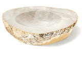 Casa White Crystal Quartz Stone Bowl - Herringbone and Company