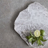 Kita Crystal Quartz Stone Platter - Herringbone and Company