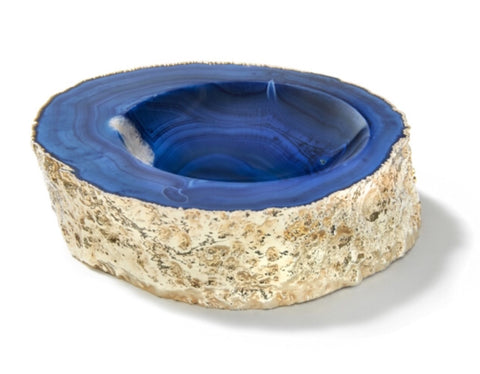 Casa Blue Stone Bowl - Herringbone and Company