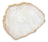Kita Crystal Quartz Stone Platter - Herringbone and Company