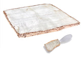 Kita Medium Crystal Quartz Cheese Set - Herringbone and Company