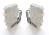 Crystal Quartz Bookends - Herringbone and Company