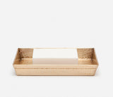 Vellum Hammered Brass Bathroom Accessories - Herringbone and Company