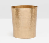 Vellum Hammered Brass Bathroom Accessories - Herringbone and Company