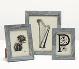 Plato Grey Marble Frames - Herringbone and Company
