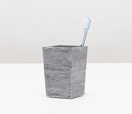 Milano Grey Marble Bathroom Accessories - Herringbone and Company