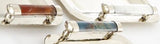 Vallia Nickel Silver and Onyx Large Square Tray MULTIPLE COLORS AVAIL. - Herringbone and Company