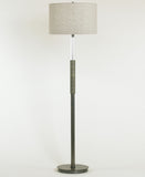 Atlanta Acrylic and Brass Floor Lamp - Herringbone and Company