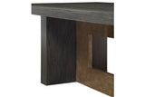 Malba Rectangular Wood and Metal Base Dining Table - Herringbone and Company