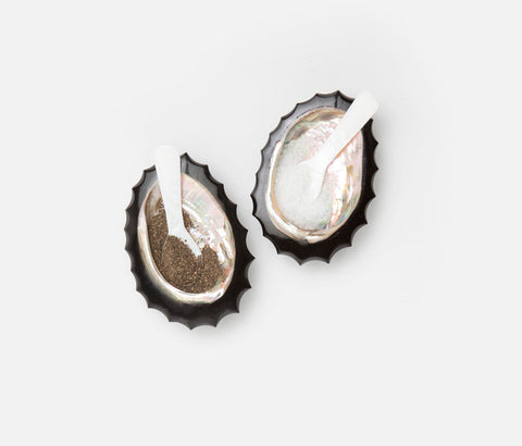 Tilly Abalone Shell Pinch Bowls SET - Herringbone and Company