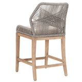 Loom Platinum Rope Counterstool Essentials for Living Herringbone and Company