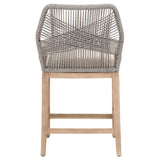 Lomis Grey Rope Counterstool - Herringbone and Company