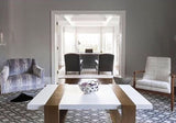 Mandaro Wood and Steel Coffee Table - Herringbone and Company