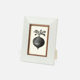 Faux Shagreen and Walnut Picture Frame