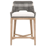 Taippe Grey with White Stripe Rope Counterstool