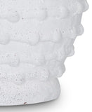 Toby White Hobnail Ceramic Table Lamp