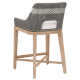 Taippe Grey with White Stripe Rope Counterstool