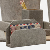 Leather Desk paper holder