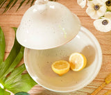 ceramic cloche serving dish - Herringbone & Company