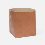 Leather Storage Bin