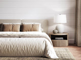 Trousdale Matte White Ceramic Table Lamp