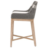 Taippe Grey with White Stripe Rope Counterstool