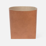 Saul Stitched Leather Baskets SET of 2