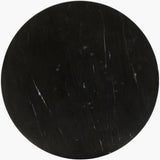 Sheila Natural Black Marble Side Table