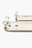 Vallia Nickel Silver and Onyx Narrow Tray MULTIPLE COLORS AVAIL.