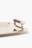 Vallia Nickel Silver and Onyx Large Rectangular Tray MULTIPLE COLORS AVAIL.