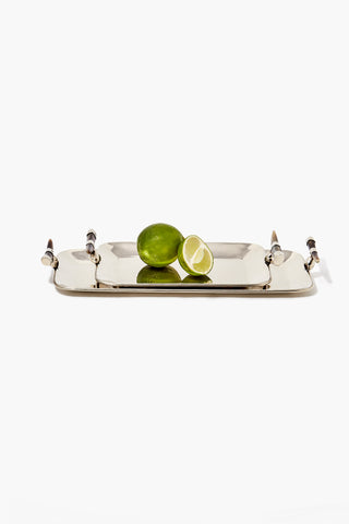 Glamorous entertaining set your table with these silver trays