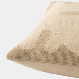 Citizen Artist Carthage Key Hand Beaded Pillow Sandy Tan - Herringbone and Company