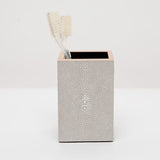 Moncrest Faux Shagreen Bathroom Accessories Set SANDY TAUPE