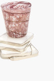 Salma Onyx Stone Square Drink Coasters