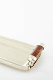 Vallia Nickel Silver and Onyx Narrow Tray MULTIPLE COLORS AVAIL.
