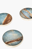 Salma Onyx Stone Round Drink Coasters