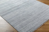 Epic Gray Striated Hand Knotted Wool Rug MULTIPLE SIZES AVAILABLE - Herringbone and Company
