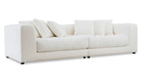 Plush white designer sofa