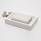 Moncrest Faux Shagreen Bathroom Accessories Set SANDY TAUPE
