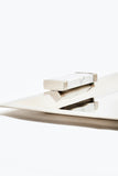 Capo Nickel Silver and White Marble Serving Trays