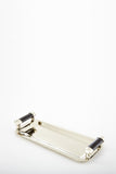 Vallia Nickel Silver and Onyx Narrow Tray MULTIPLE COLORS AVAIL.